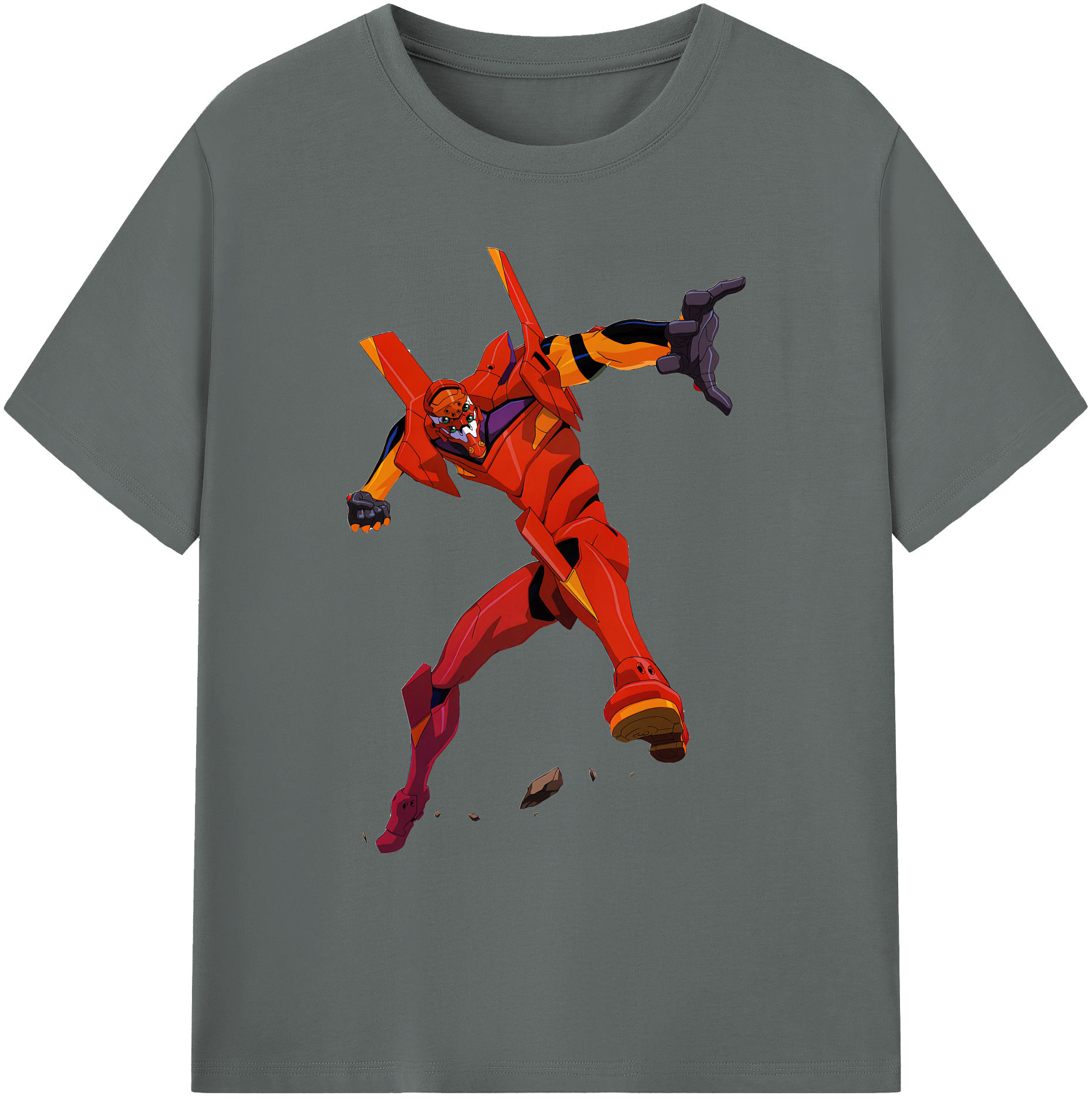 （画像用） EVA 新世紀エヴァンゲリオン 綿100％ メンズ半袖Tシャツ｜肌触りやわらか＆通気性